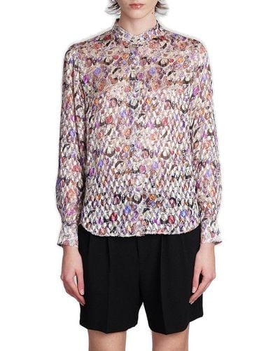 Isabel Marant All-over Pattern-printed Buttoned Shirt - Multicolour
