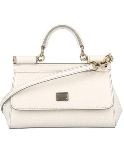 Dolce & Gabbana Dauphine Escape Textured Leather Tote, $1,595