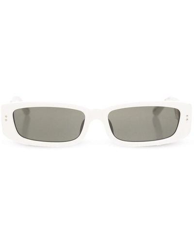 Linda Farrow 'talita' Sunglasses, - White