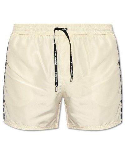 Balmain Swim Shorts - Natural