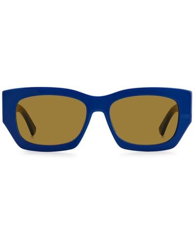 Jimmy Choo Rectangular-frame Sunglasses - Green