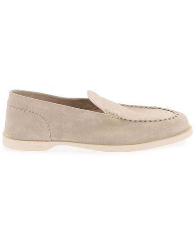 John Lobb Pace Slip-on Loafers - Natural