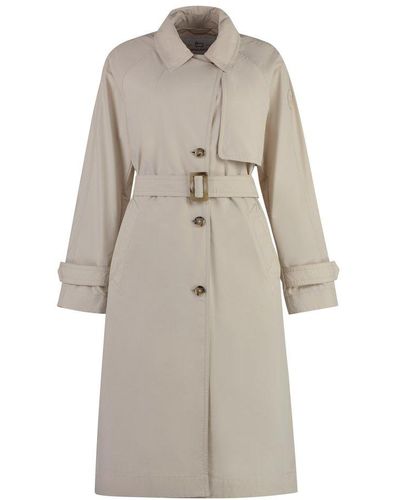 Woolrich Belted Button-up Trench Coat - Natural