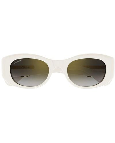Cartier Cat-eye Frame Sunglasses - Green
