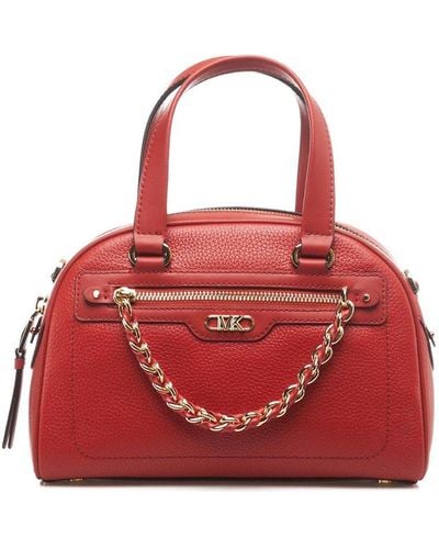 MICHAEL Michael Kors Williamsburg Chained Small Crossbody Bag - Red
