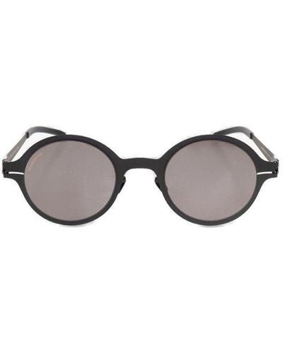 Mykita Nestor Round Frame Sunglasses - Black
