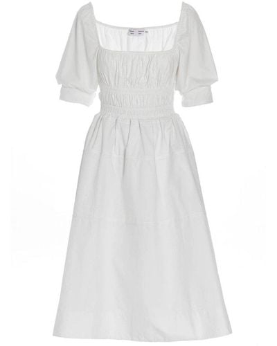 Proenza Schouler Poplin Dress - White