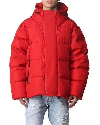 DSquared² Jacket In Technical Fabric - Red