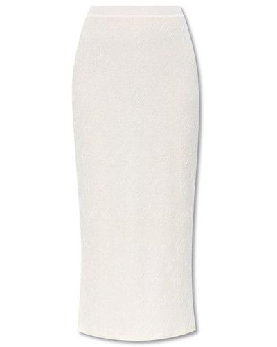 Fendi white clearance pencil skirt