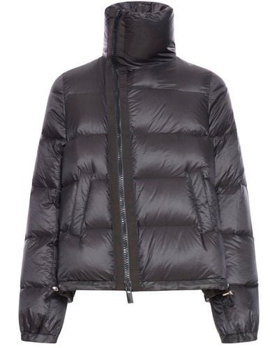 Sacai High-neck Zip Up Puffer Jacket - Gray