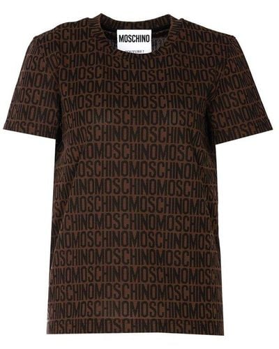 Moschino Logo Collection T-shirt - Brown