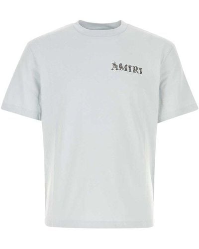Amiri Baroque Logo-printed Crewneck T-shirt - White