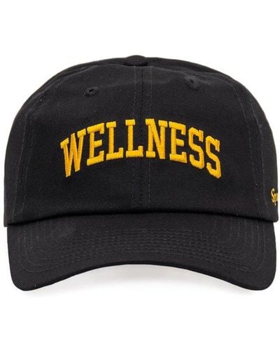 Sporty & Rich Wellness Ivy Baseball Cap - Black