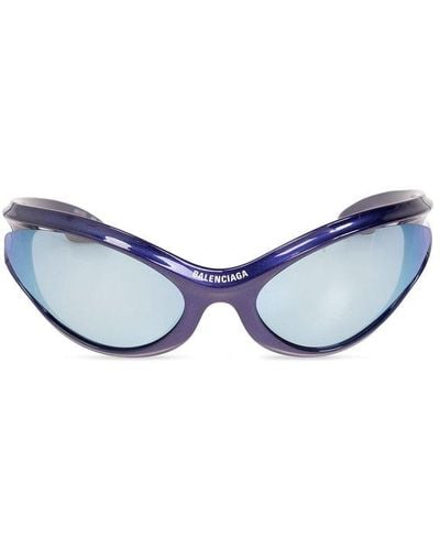 Balenciaga 'dynamo' Sunglasses, - Blue