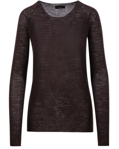 Roberto Collina Knit Long-sleeve Sweater - Black