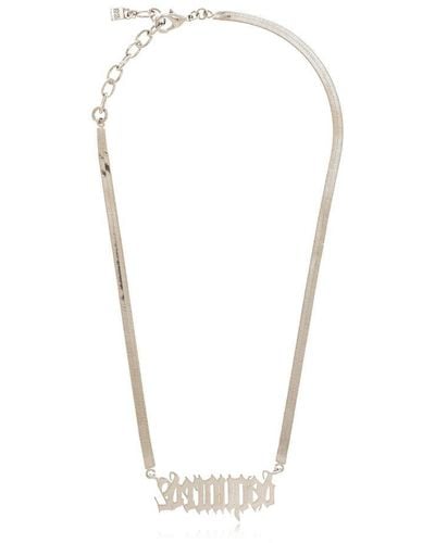 DSquared² Brass Necklace - White