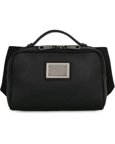 Dolce & Gabbana Brand Tag Belt Bag - Black