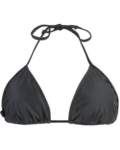 Ganni Triangle Bikini Top - Black