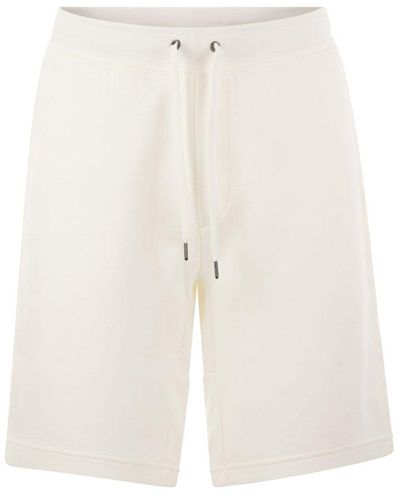 Polo Ralph Lauren Pony Embroidered Drawstring Shorts - White
