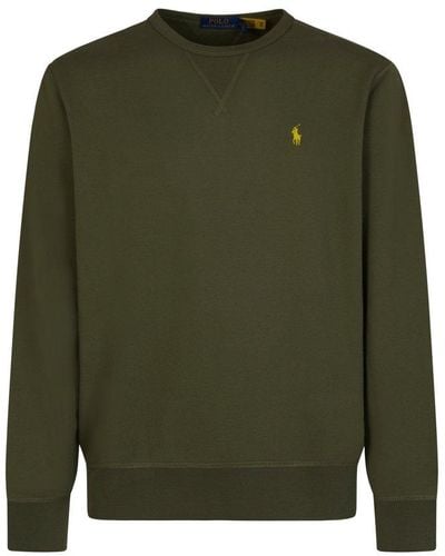 Polo Ralph Lauren Cotton-jersey Sweatshirt - Green