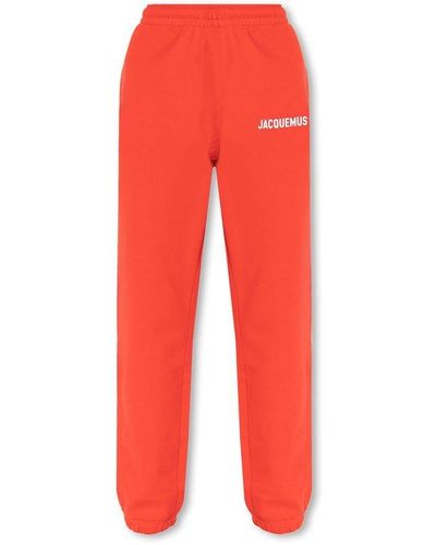 Jacquemus Logo-Printed Sweatpants, ' - Red