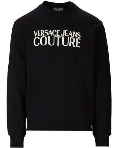 Versace Black Sweatshirt With Logo