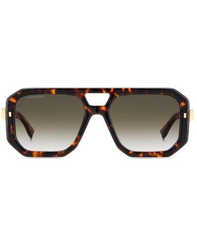 DSquared² Square Frame Sunglasses - Multicolour