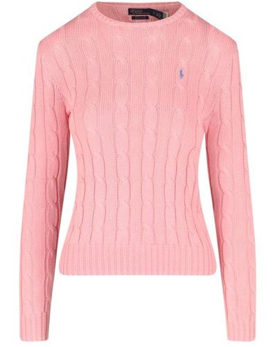 Polo Ralph Lauren Julianna Long Sleeve Jumper - Pink