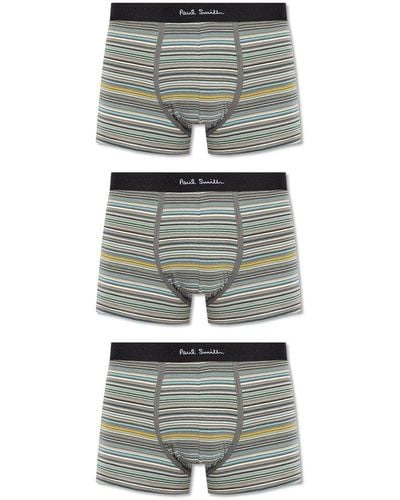 Paul Smith Three-pack Of Boxer Shorts, - Grey
