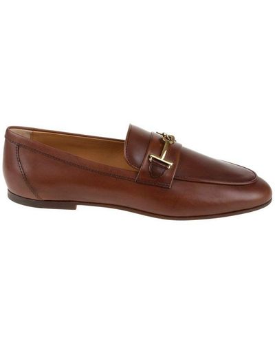 Tod's Double-t Loafers - Brown