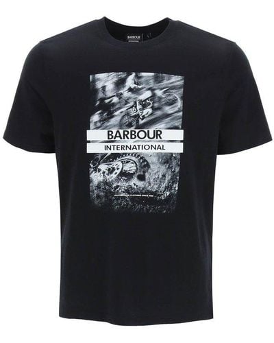 Barbour International Logo T-shirt - Black