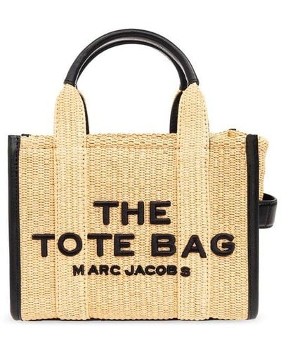 Marc Jacobs The Small Woven Top Handle Bag - Metallic