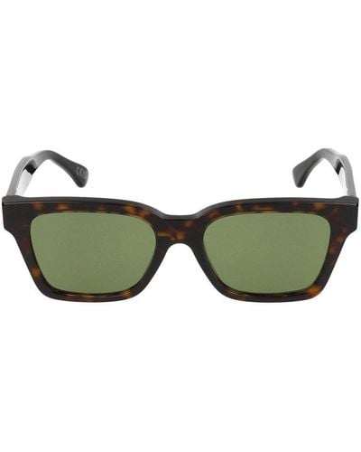 Retrosuperfuture America Rectangular Frame Sunglasses - Green