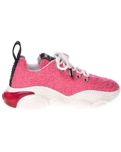 Moschino Teddy Bubble Sneakers - Pink