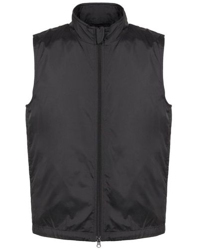 Aspesi Vernes Full Zip Down Vest - Black