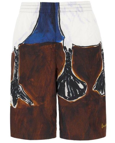 Burberry Swan Deck Bermuda Shorts - Blue