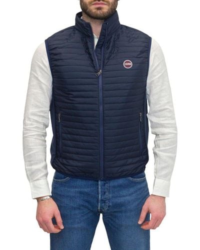 Colmar Quilted Zipped Gilet - Blue