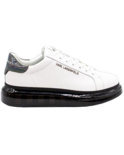 Karl Lagerfeld Kapri Lace-up Sneakers - White