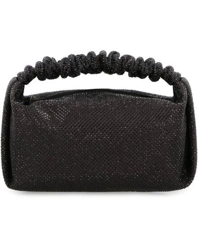 Alexander Wang Scrunchie Mini Top Handle Bag - Black