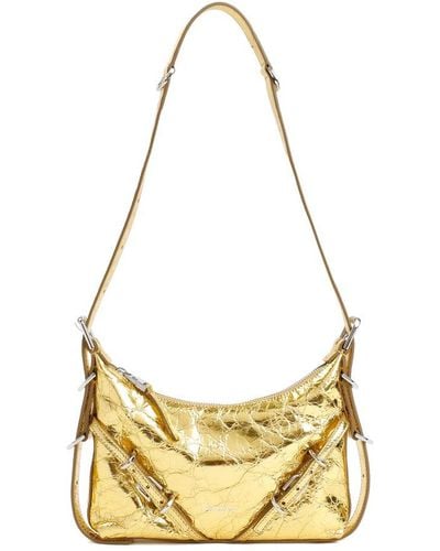 Givenchy Voyou Mini Leather Shoulder Bag - Metallic