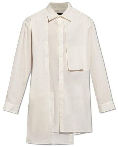 Y-3 Asymmetrical Shirt - White