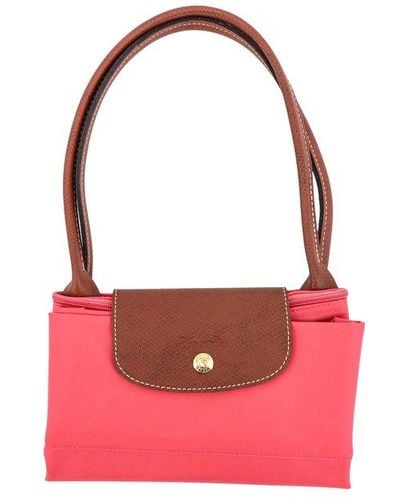 Longchamp Le Pliage Medium Tote Bag - Red