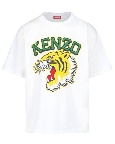 KENZO T-shirt "varsity Jungle" - White