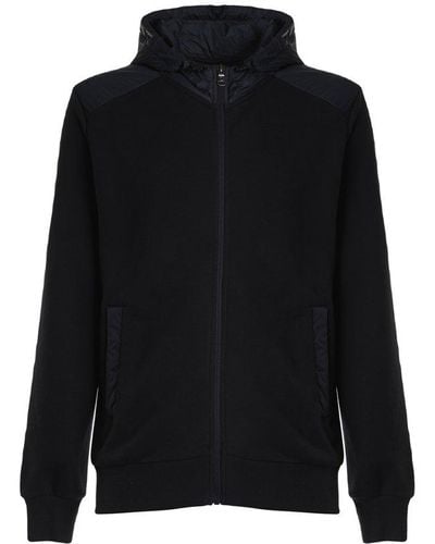 Colmar Zip-up Hooded Sweatshirt - Black