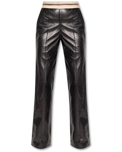 Helmut Lang Leather Pants - Black