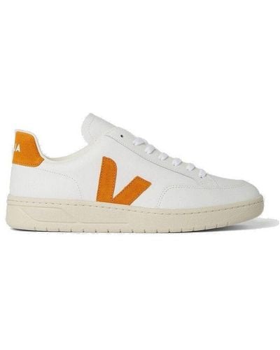 Veja V-12 Lace-up Sneakers - White