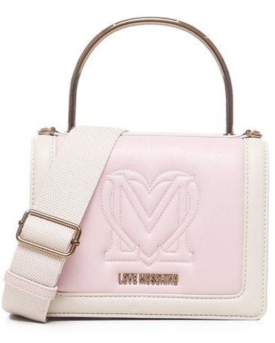 Love Moschino Two-toned Tote Bag - Pink