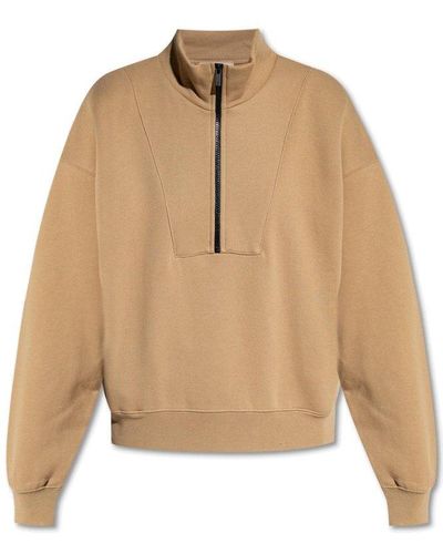 Fear Of God Sweatshirt With High Neck - Natural