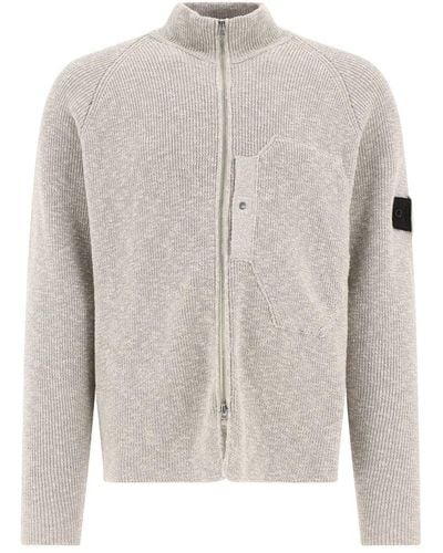 Stone Island Shadow Project Shadow Project Zipped Sweater - White