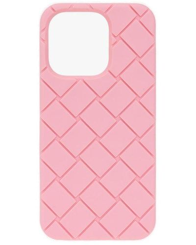 Bottega Veneta Iphone 14 Pro Max Case - Pink